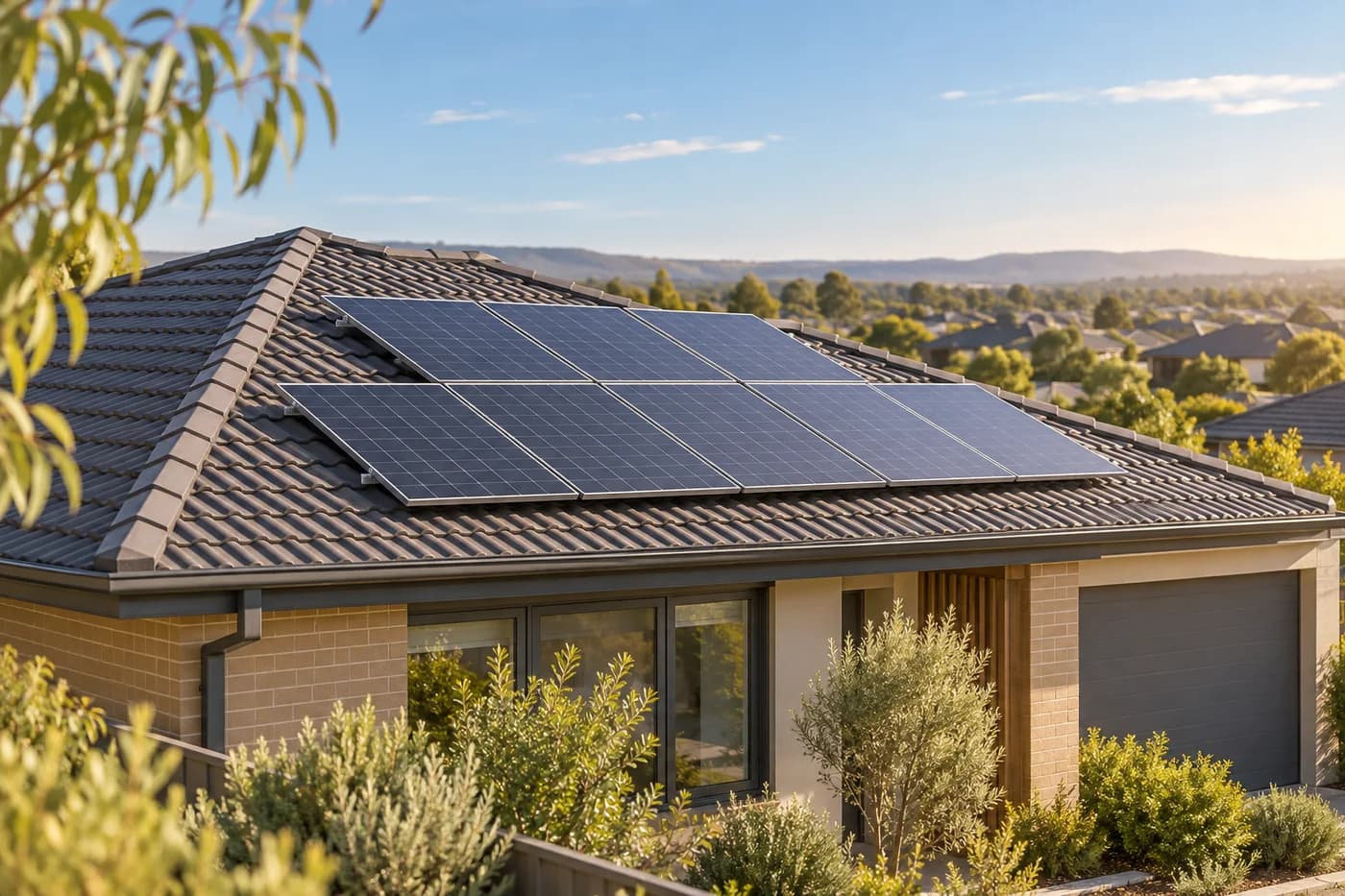 Solar panel installation